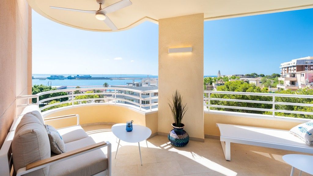 Terrace of Apartment for sale in  Palma de Mallorca  with Air Conditioner, Terrace and Furnished