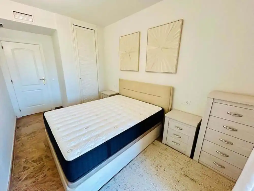 Bedroom of Apartments for rent in Marbella  with Air Conditioner, Terrace and Storage room