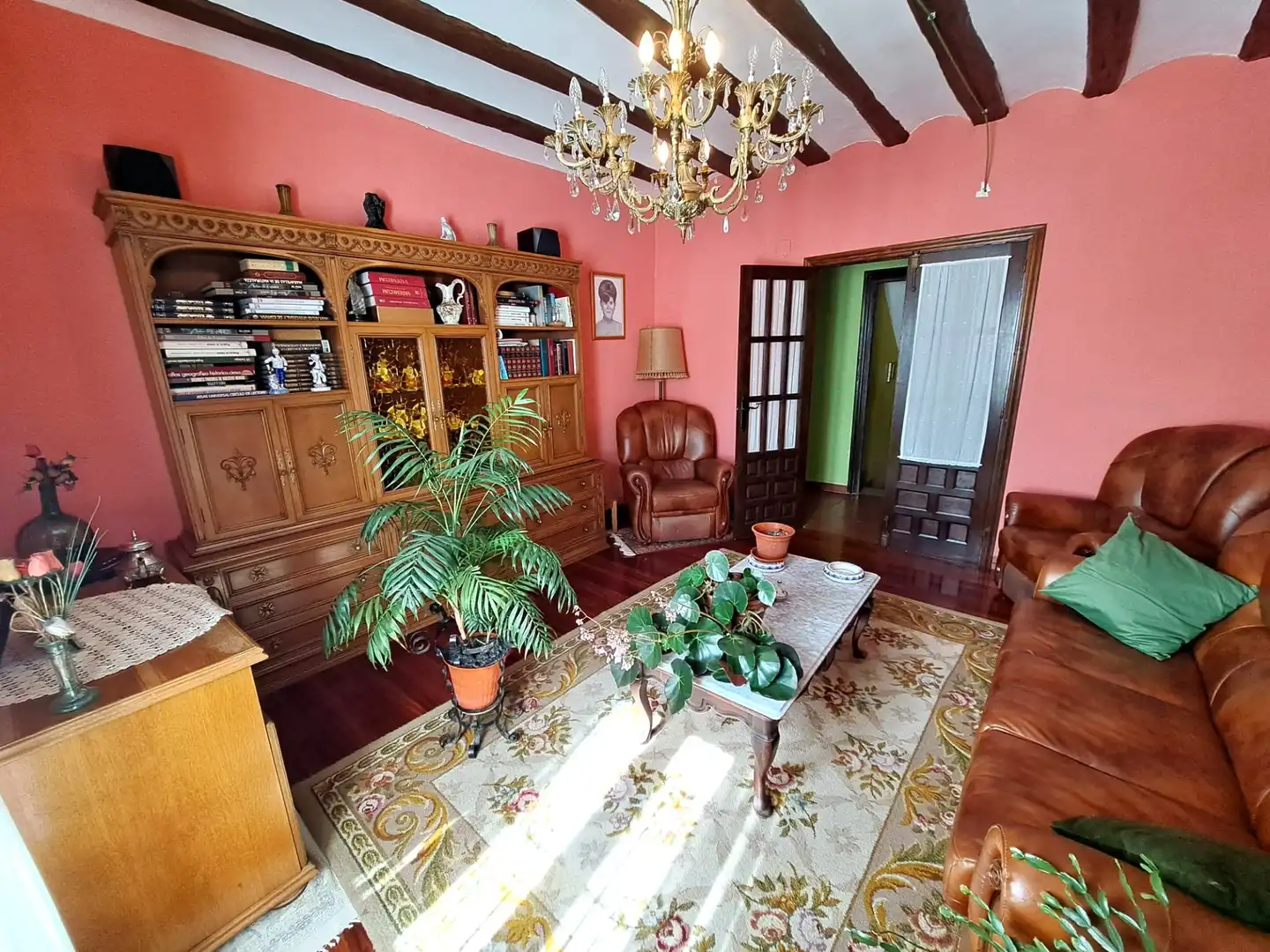 Sala d'estar de Casa adosada en venda en Baños de Rioja amb Calefacció, Jardí privat i Terrassa