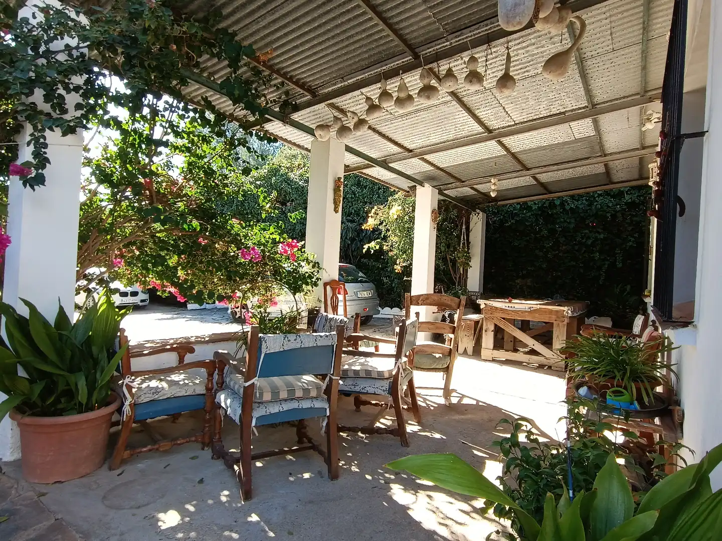 Terraza de Finca rústica en venta en Estepona con Jardín privado, Terraza y Amueblado