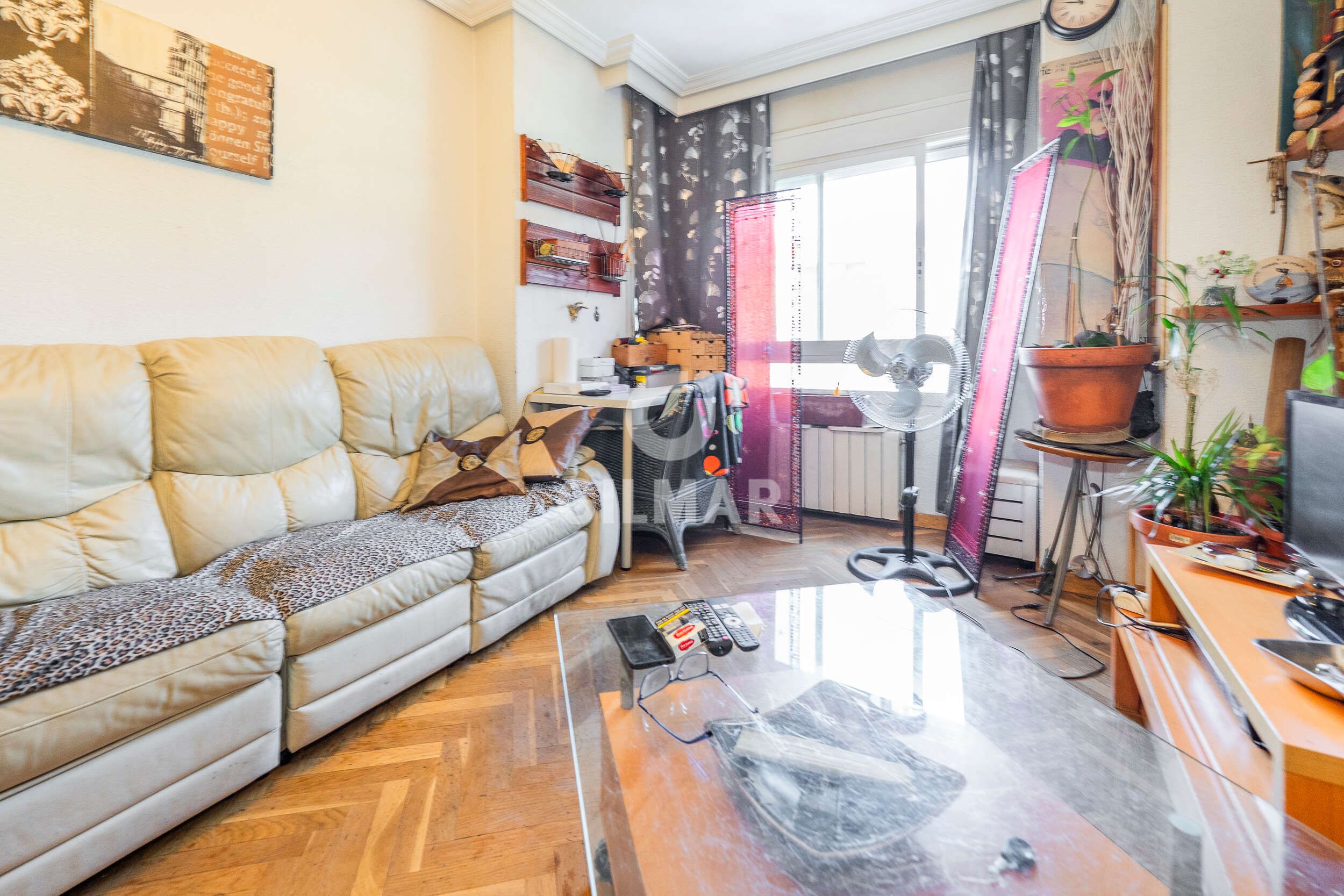 Bedroom of Flat for sale in  Madrid Capital  with Heating