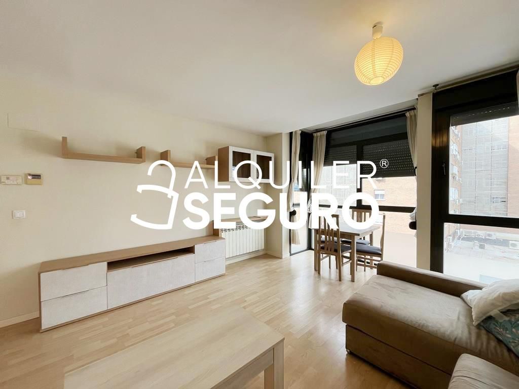 Living room of Flat for rent in  Madrid Capital  with Air Conditioner, Heating and Swimming Pool