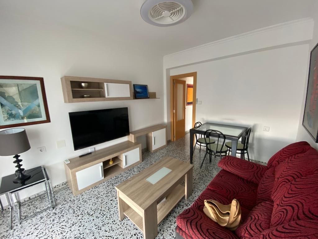 Sala de estar de Ático de alquiler en Albaida con Aire acondicionado y Terraza