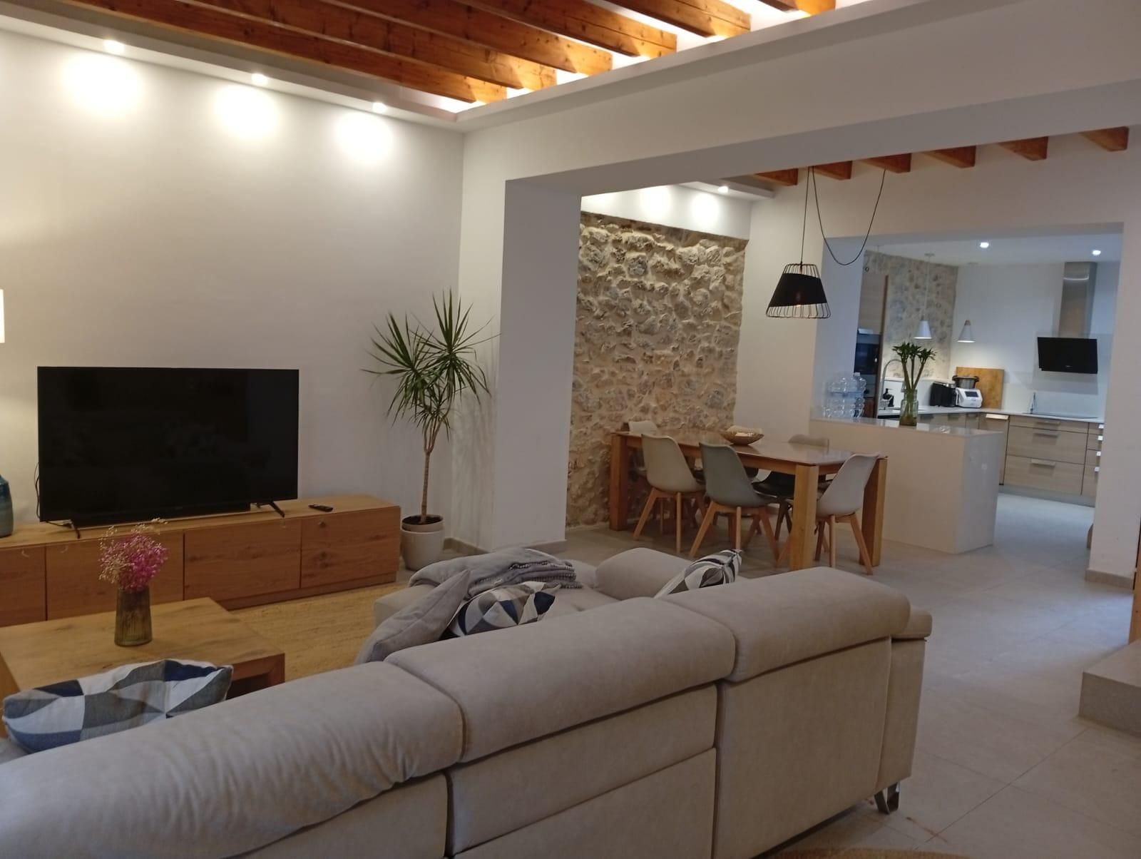 Living room of Single-family semi-detached to rent in Artà  with Air Conditioner, Heating and Private garden