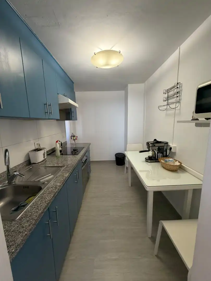 Cocina de Piso de alquiler en Santa Cruz de Tenerife con Jardín privado, Terraza y Amueblado