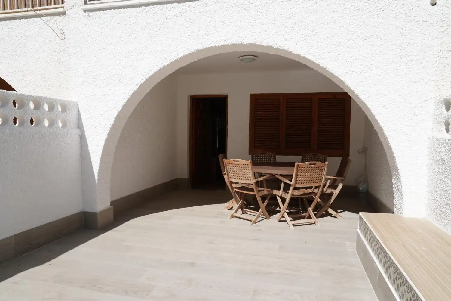 Terrasse von Wohnungen zur Miete in Puerto de Mazarrón