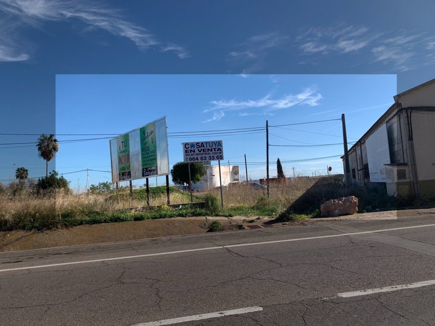 Exterior view of Industrial land for sale in Nules