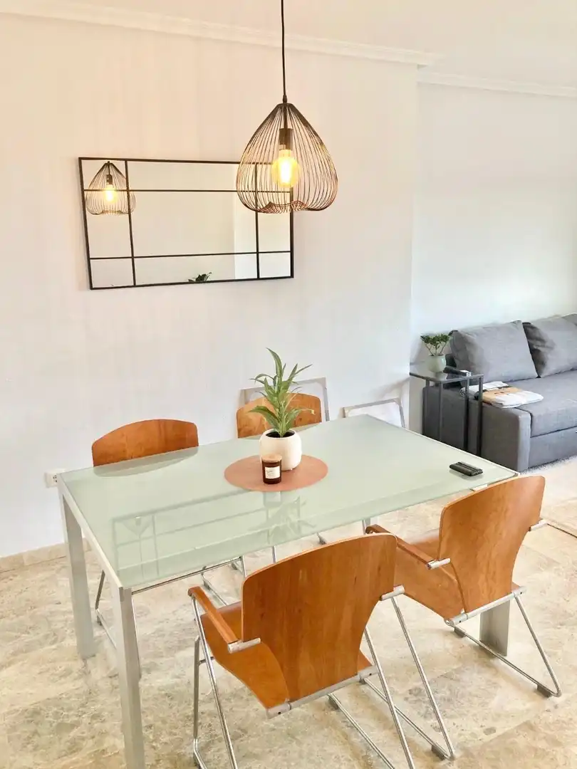Esszimmer von Wohnungen zur Miete in Sant Joan d'Alacant mit Klimaanlage, Heizung und Möbliert