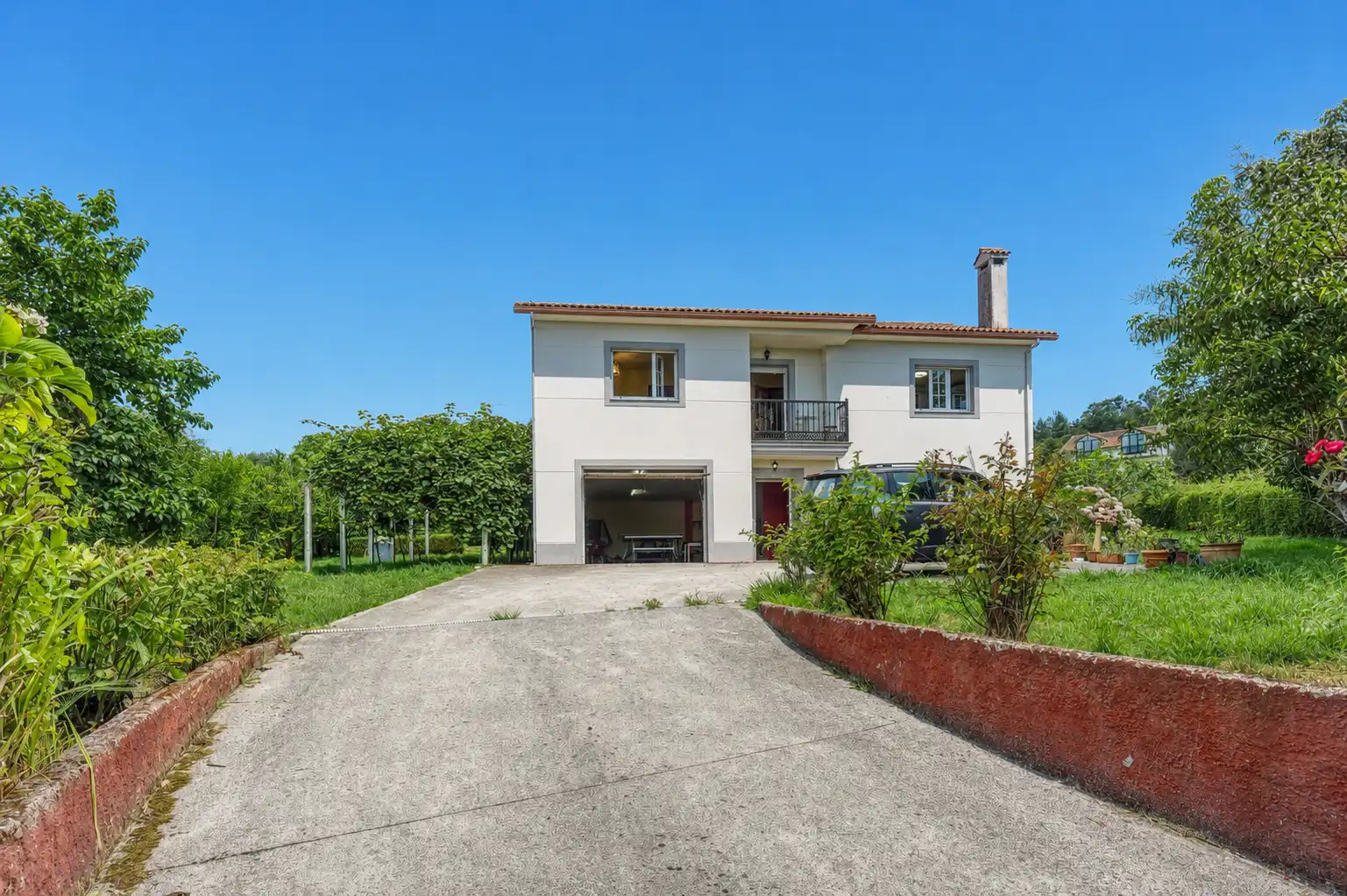 Exterior view of Houses for sale in Abegondo  with Heating, Private garden and Parquet flooring