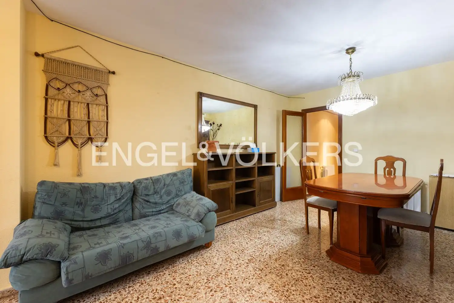 Sala de estar de Piso de alquiler en Valencia con Aire acondicionado, Calefacción y Terraza