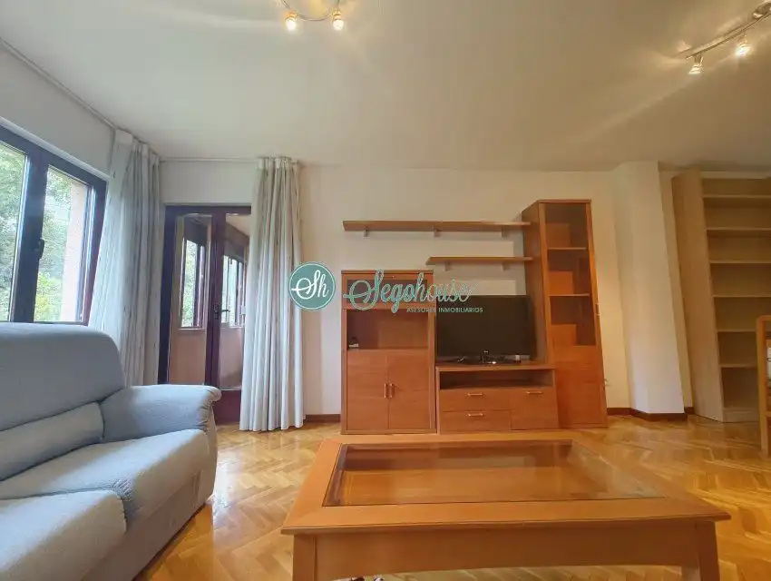 Living room of Flat for rent in Segovia  with Heating, Parquet flooring and Terrace