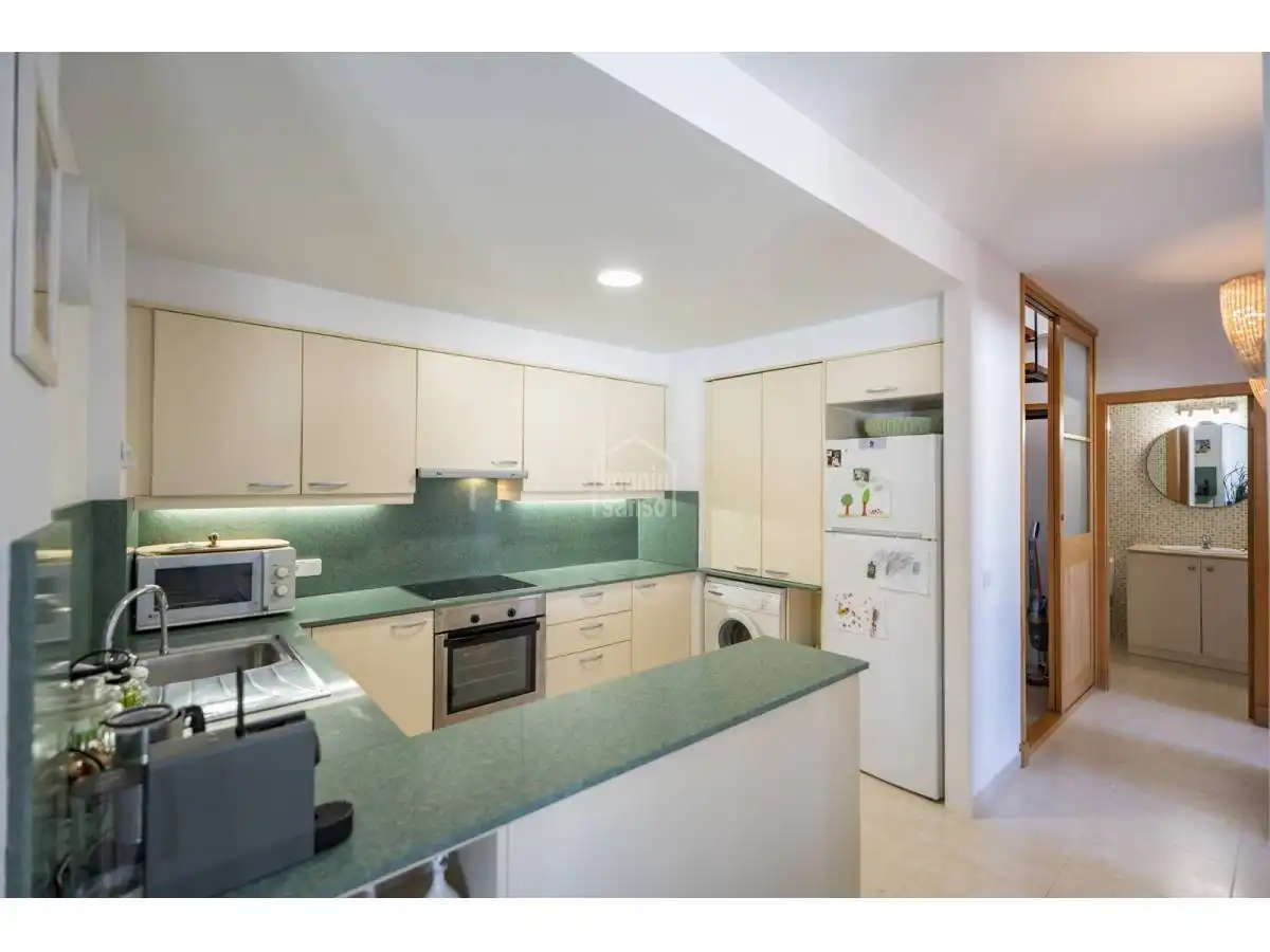 Cocina de Apartamento en venta en Es Castell con Terraza
