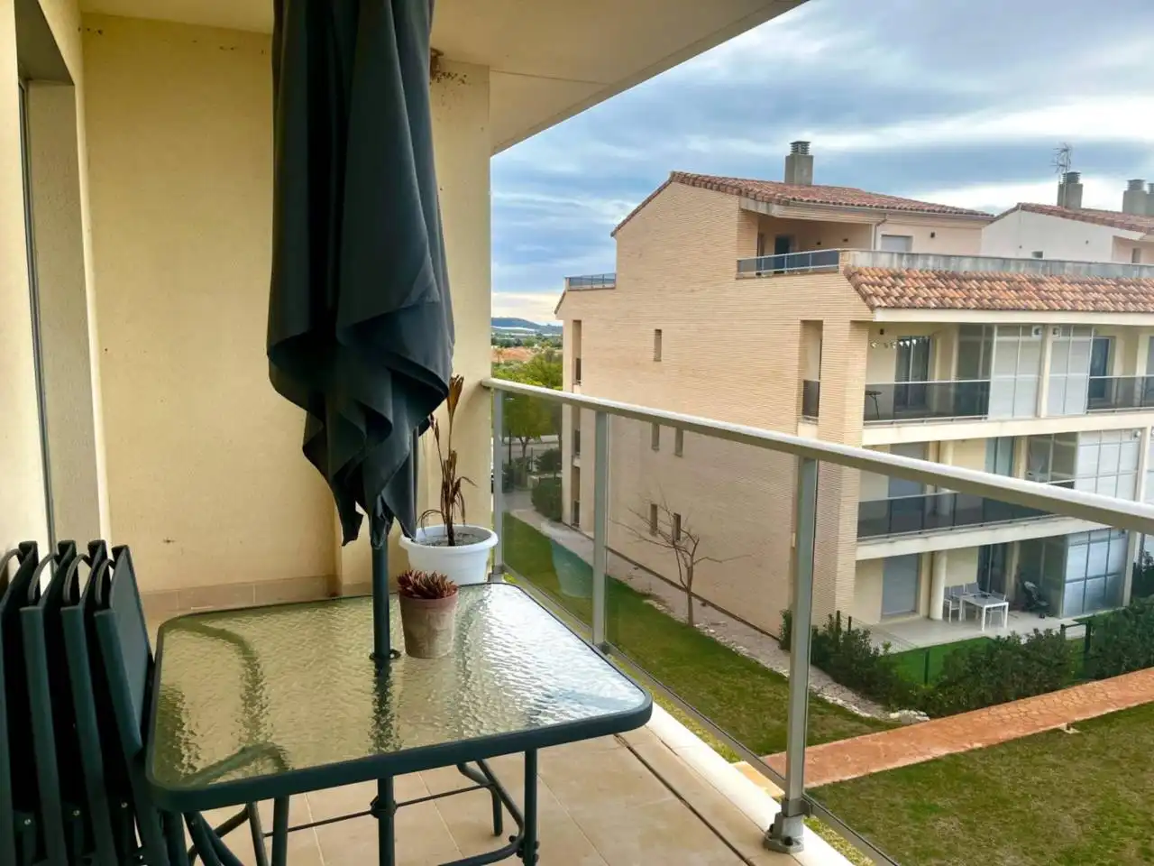 Terrasse von Dachboden zum Verkauf in San Jorge / Sant Jordi mit Klimaanlage, Heizung und Terrasse
