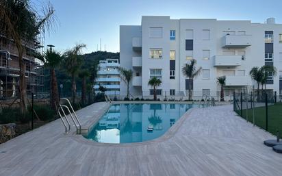 Swimming pool of Flat to rent in Málaga Capital  with Air Conditioner, Heating and Private garden