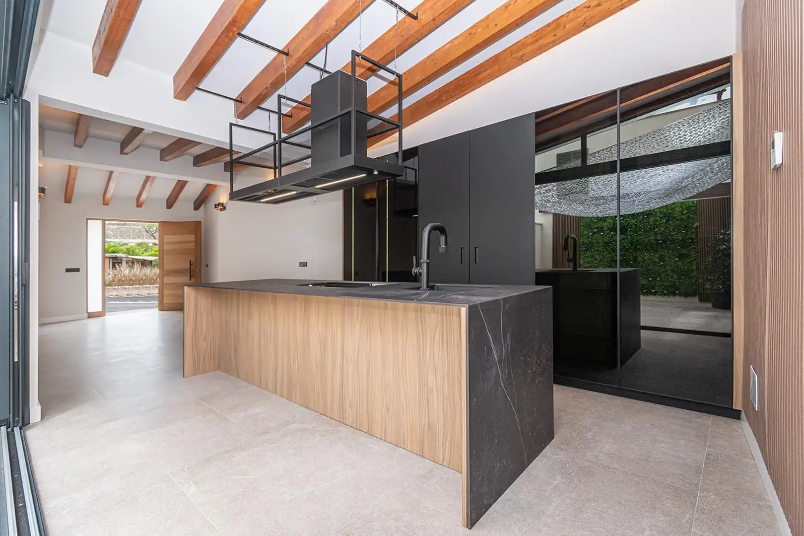 Kitchen of Ground floor for rent in Selva  with Air Conditioner, Heating and Terrace