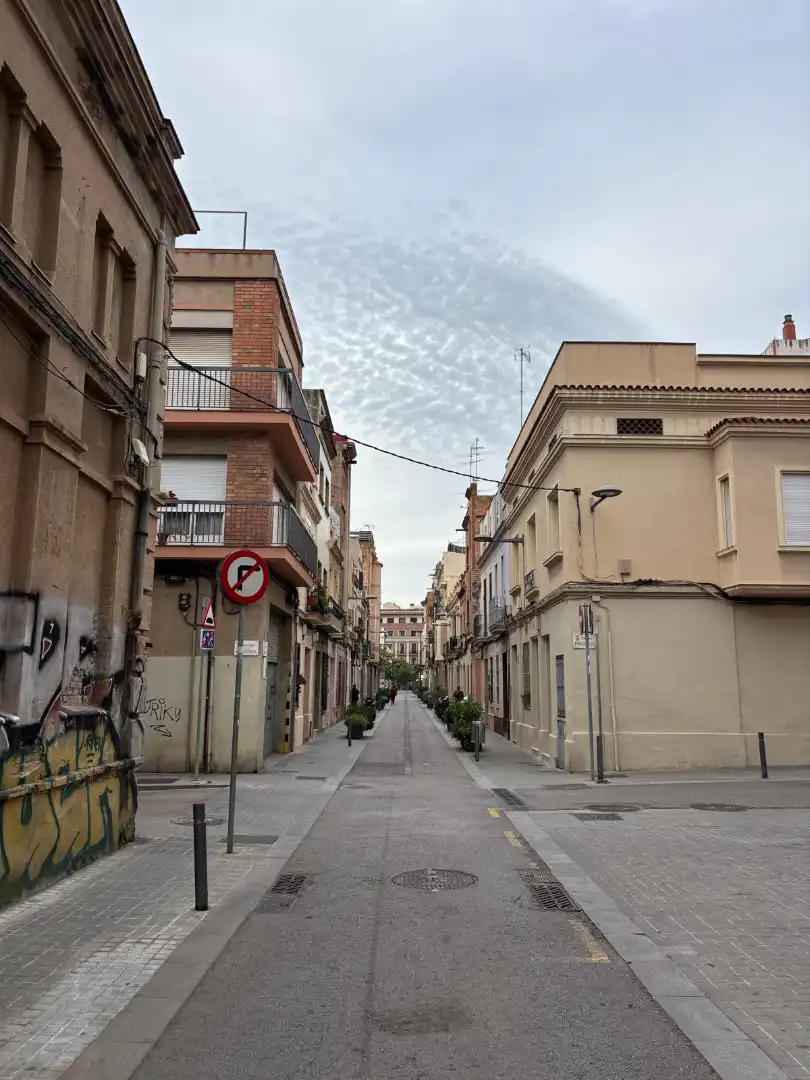 Vista exterior de Casa o chalet en venta en L'Hospitalet de Llobregat con Jardín privado