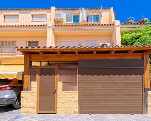 Exterior view of Single-family semi-detached for sale in Alicante / Alacant  with Heating, Private garden and Terrace