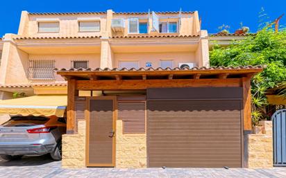 Exterior view of Single-family semi-detached for sale in Alicante / Alacant  with Heating, Private garden and Terrace