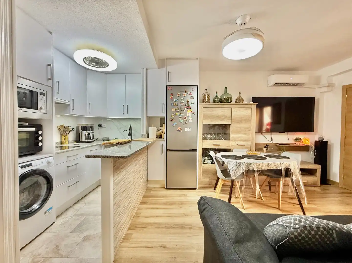 Kitchen of Houses for sale in Los Alcázares  with Air Conditioner, Private garden and Terrace
