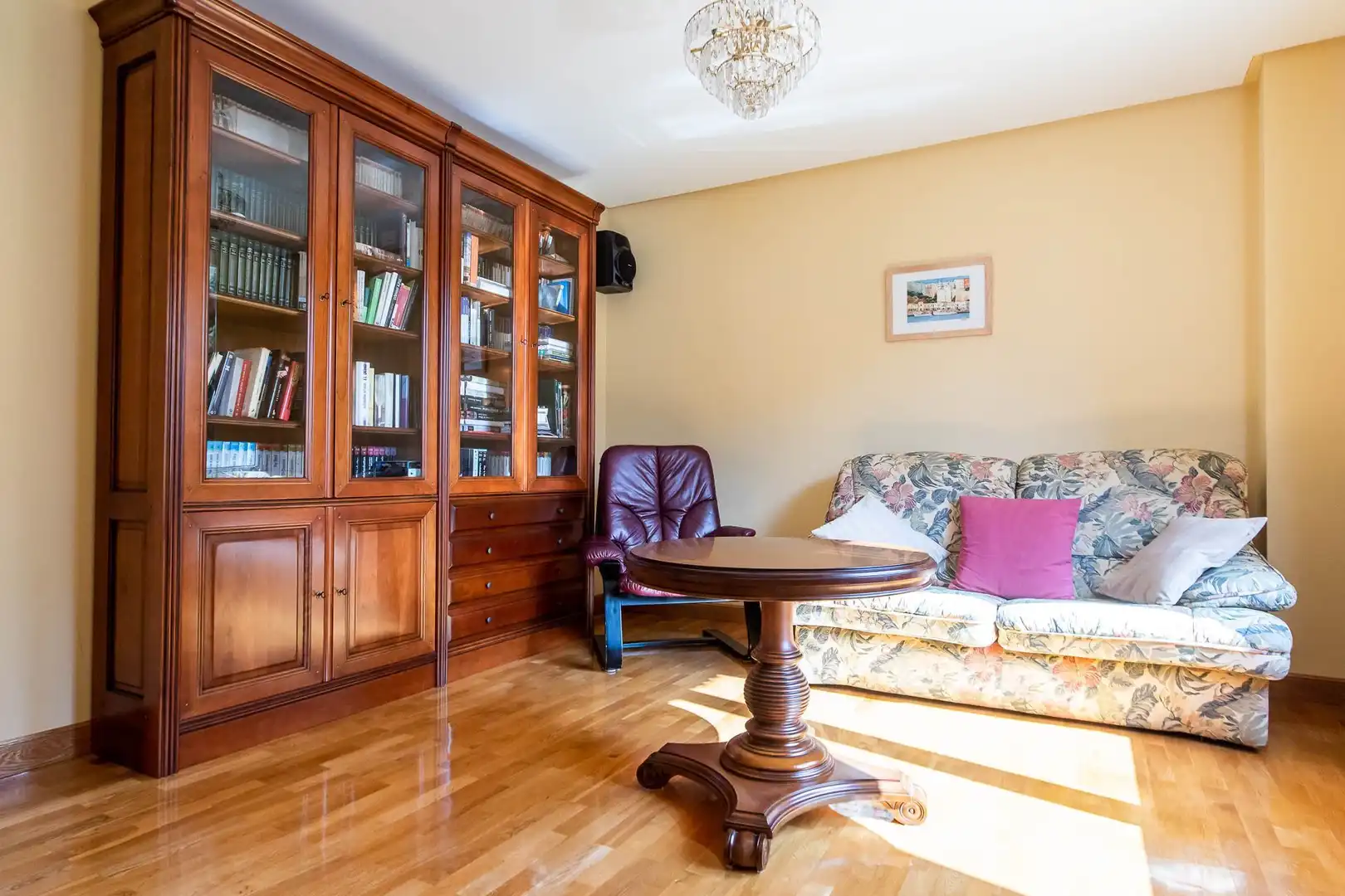 Sala de estar de Casa o chalet en venta en Puente la Reina / Gares con Calefacción, Jardín privado y Trastero