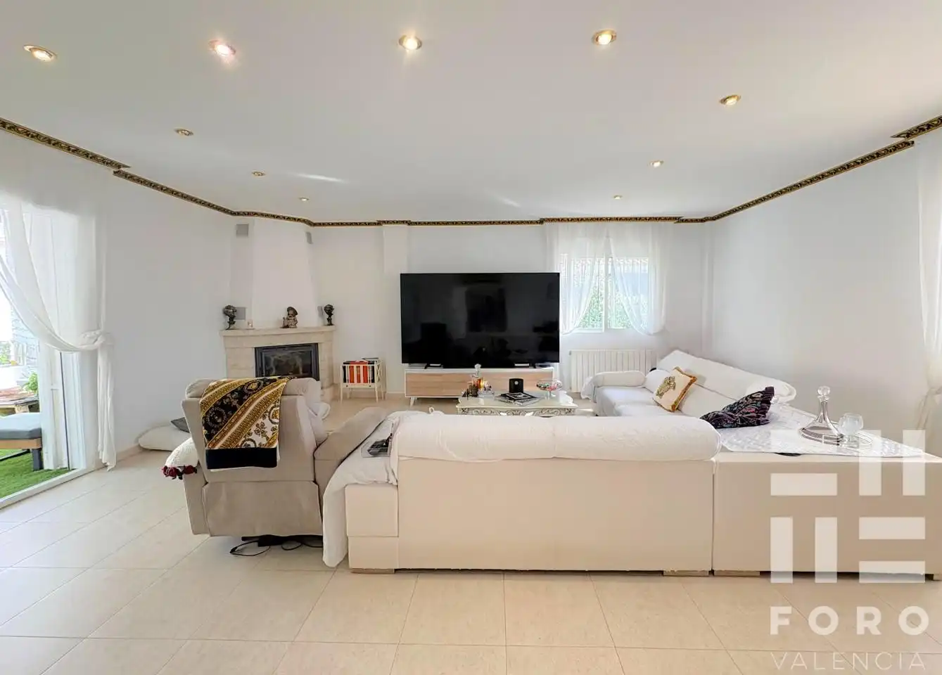 Sala de estar de Casa o chalet en venta en L'Eliana con Aire acondicionado, Jardín privado y Terraza