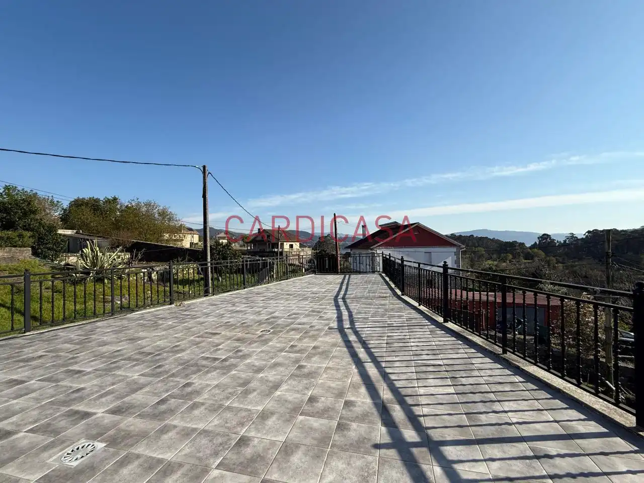 Vista exterior de Casa o xalet en venda en Vilaboa amb Calefacció, Jardí privat i Terrassa