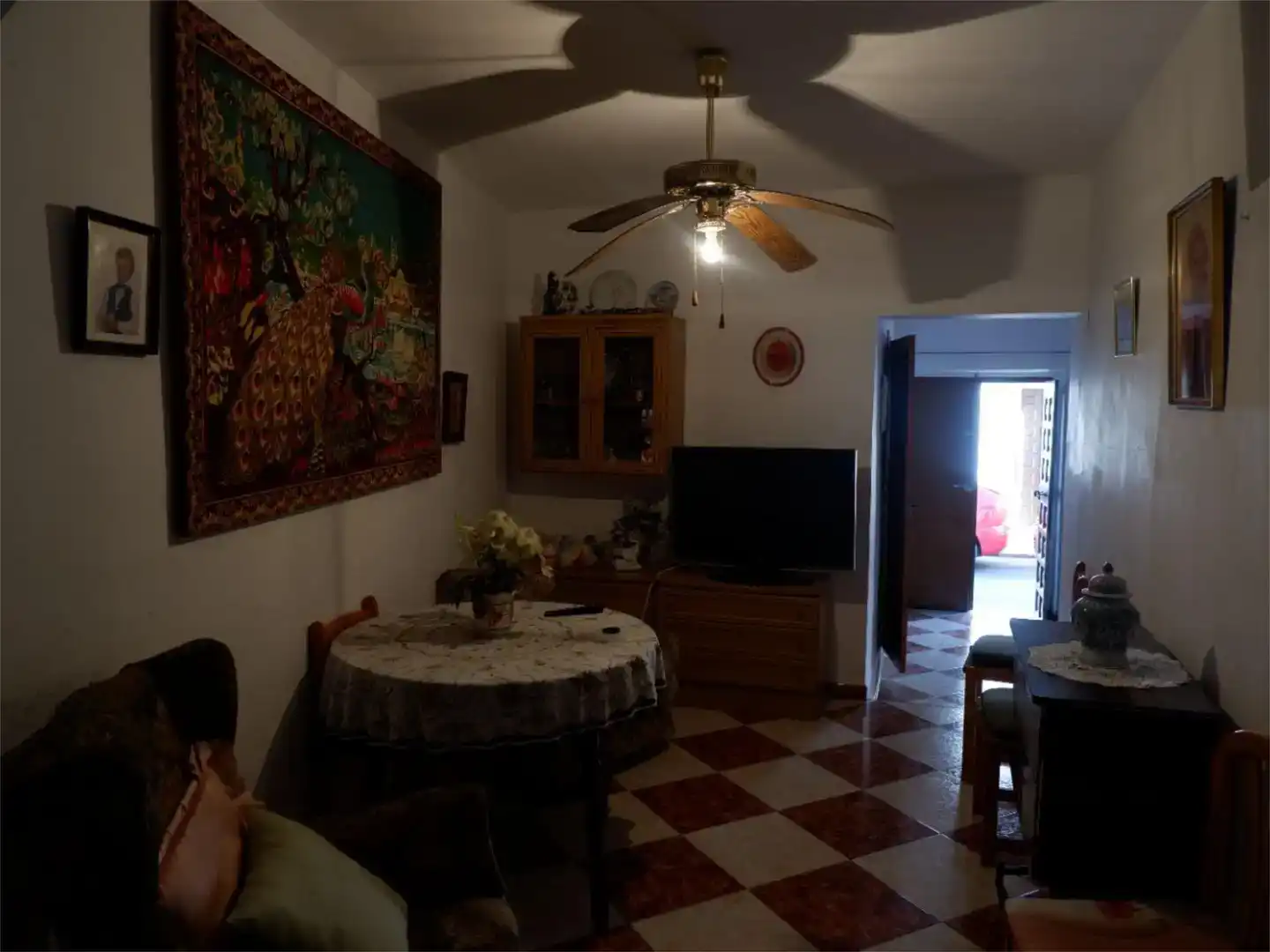 Sala d'estar de Casa adosada en venda en Burguillos