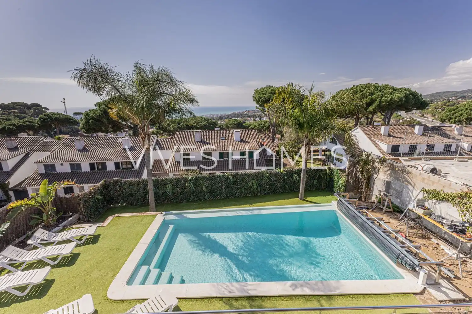 Vista exterior de Casa o chalet en venta en Caldes d'Estrac con Aire acondicionado, Calefacción y Jardín privado
