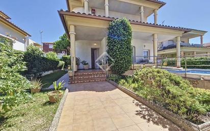 Exterior view of House or chalet for sale in Cubelles  with Air Conditioner, Swimming Pool and Balcony