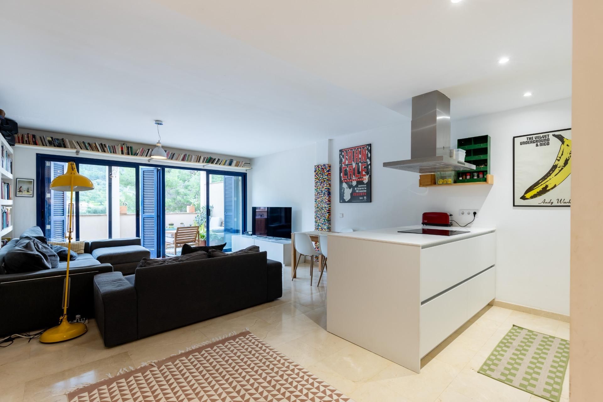 Living room of Flat for sale in Andratx  with Air Conditioner, Heating and Private garden