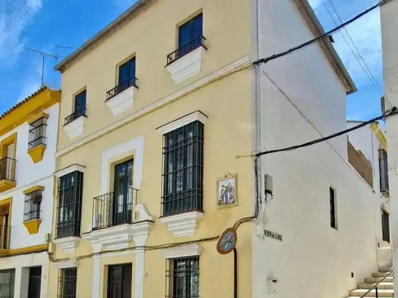 Vista exterior de Casa adosada en venda en Estepa amb Aire condicionat i Balcó