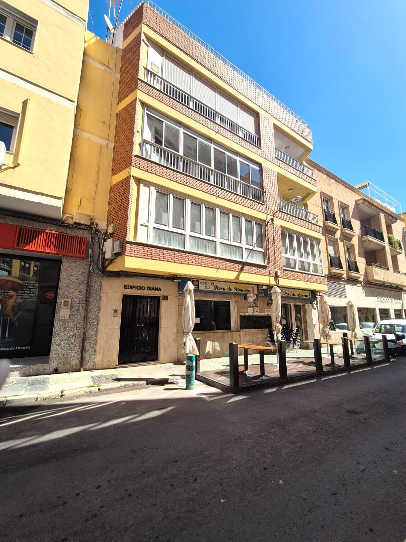 Exterior view of Attic for sale in  Almería Capital  with Air Conditioner, Parquet flooring and Terrace