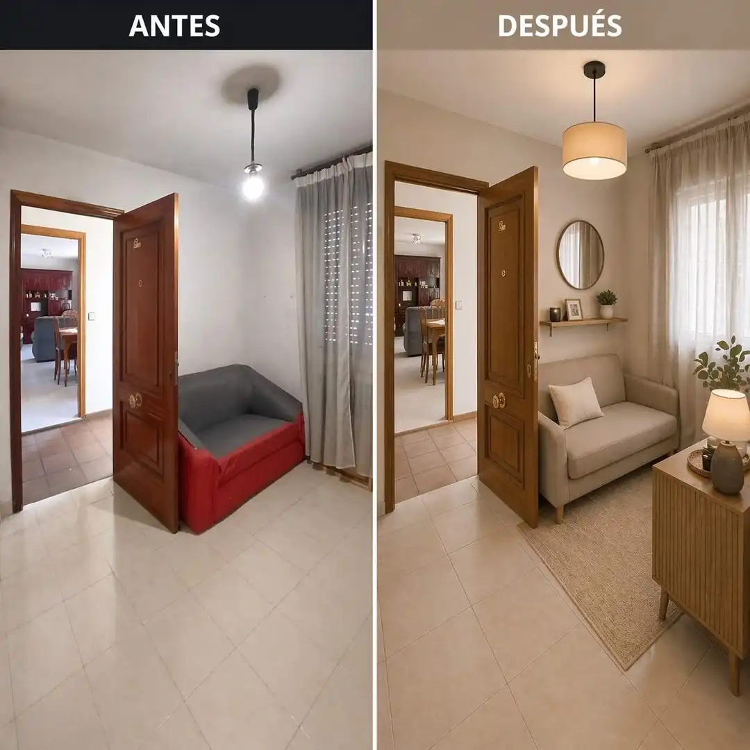 Wohnzimmer von Haus oder Chalet zum Verkauf in San Andrés del Rabanedo mit Abstellraum und Balkon