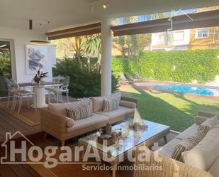 Garden of House or chalet for sale in La Pobla de Vallbona  with Air Conditioner, Terrace and Swimming Pool