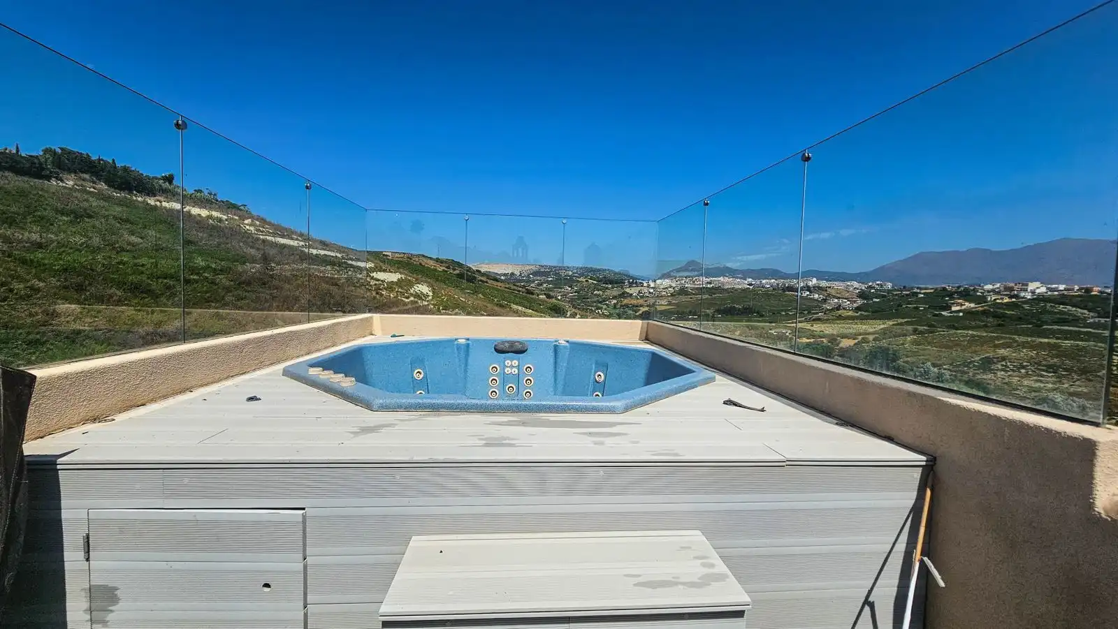 Terraza de Casa adosada en venta en Manilva con Aire acondicionado, Piscina y Amueblado