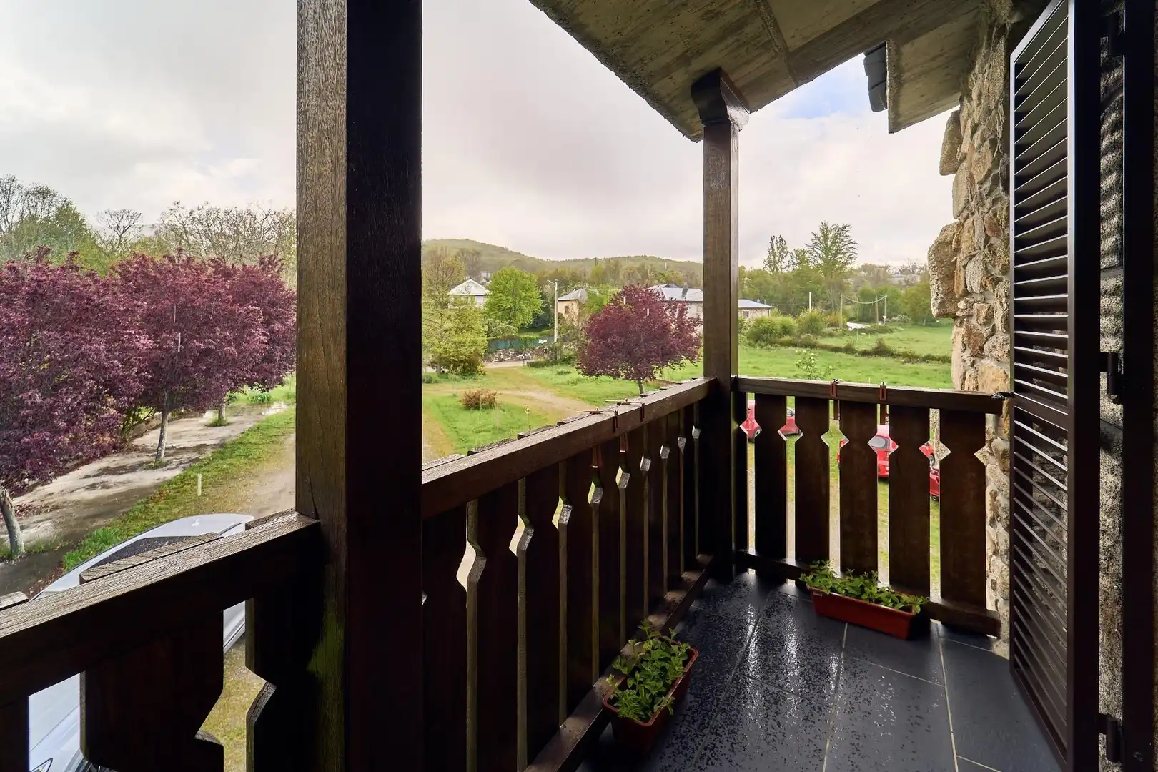 Terraza de Finca rústica en venta en Cobreros con Aire acondicionado, Calefacción y Jardín privado