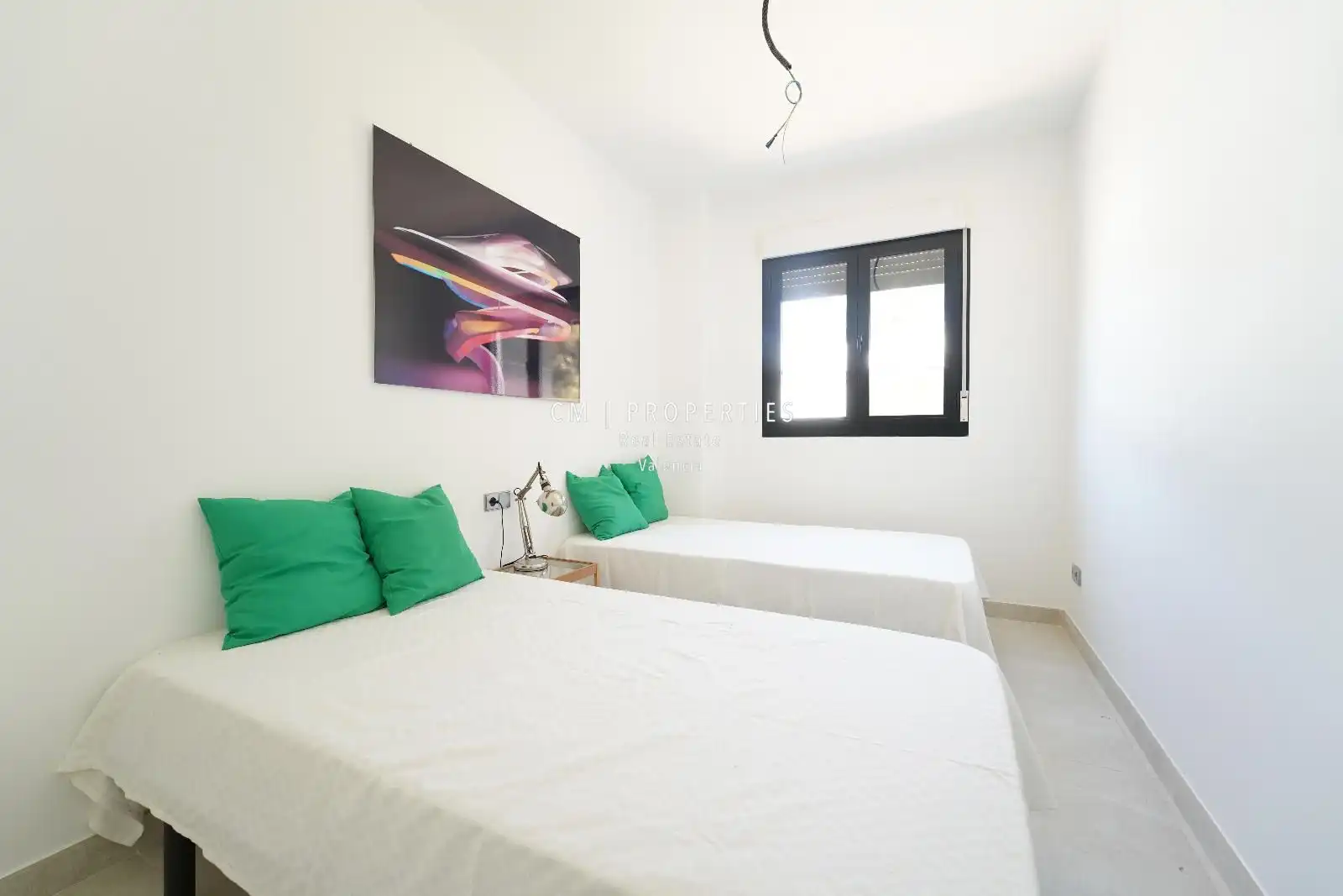 Habitación de Casa adosada de alquiler en Chiva con Aire acondicionado, Calefacción y Jardín privado