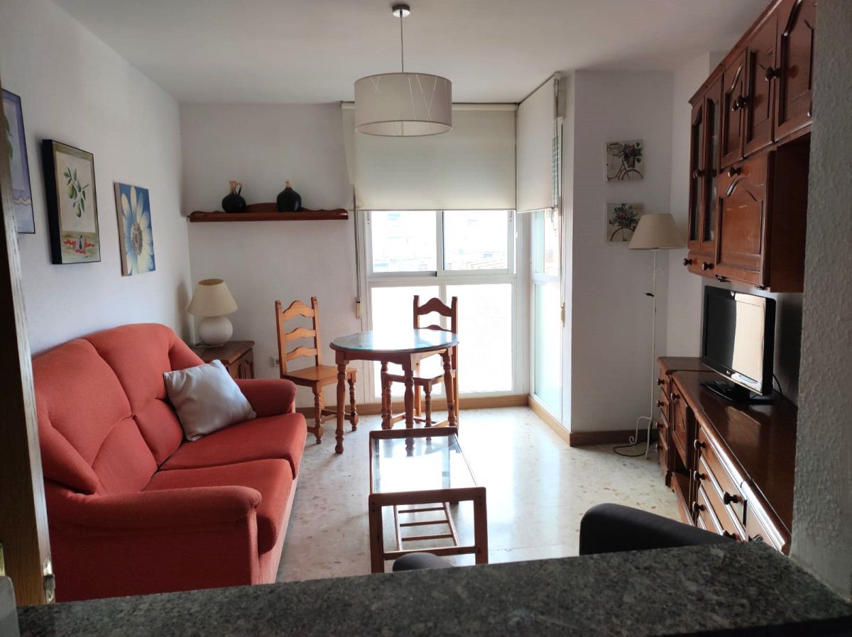 Living room of Apartment to rent in Badajoz Capital  with Air Conditioner, Heating and Furnished