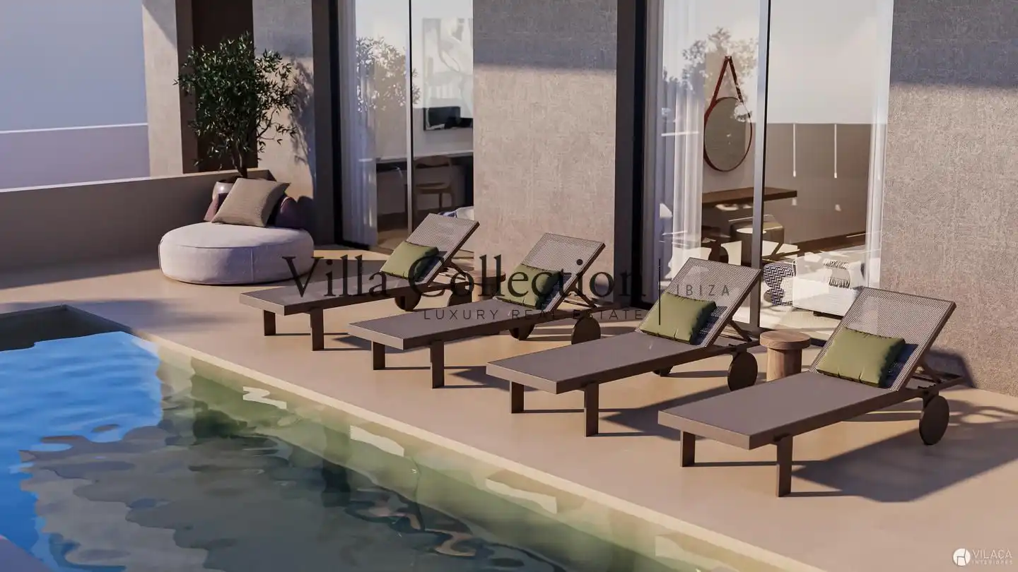 Terrace of Houses for sale in Santa Eulària des Riu  with Air Conditioner, Heating and Terrace
