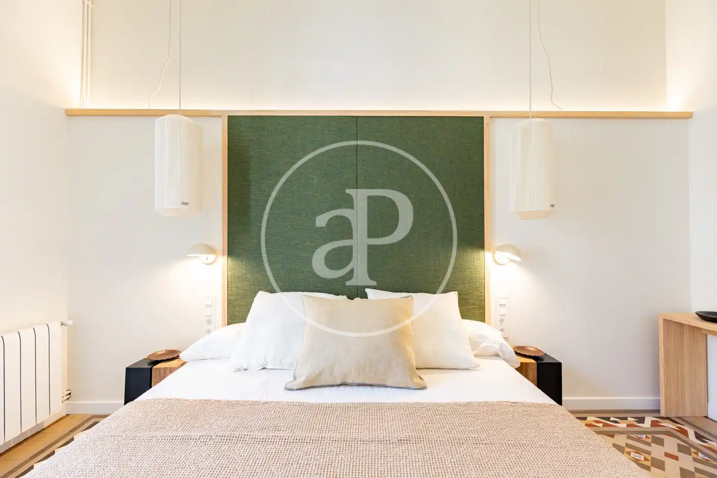 Schlafzimmer von Wohnung zum Verkauf in Barcelona mit Klimaanlage, Heizung und Möbliert