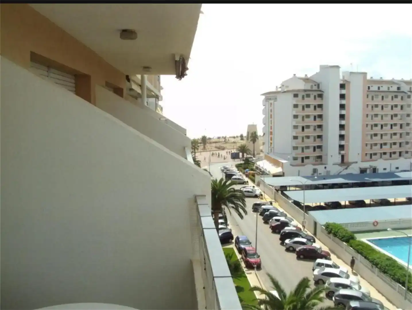 Balcony of Study for rent in Peñíscola / Peníscola  with Air Conditioner, Furnished and Washing machine
