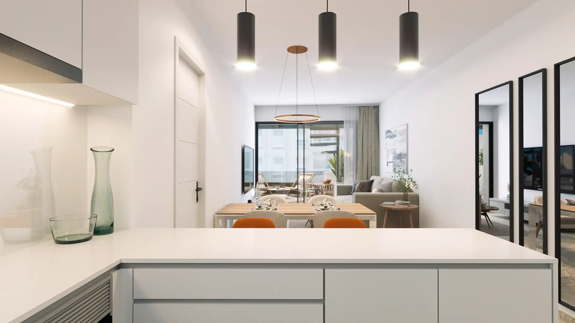 Kitchen of Flat for sale in Torrevieja  with Air Conditioner, Heating and Private garden