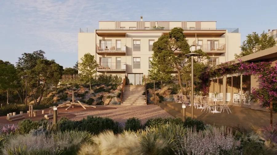 Vista exterior de Apartament en venda en Paterna amb Piscina comunitària