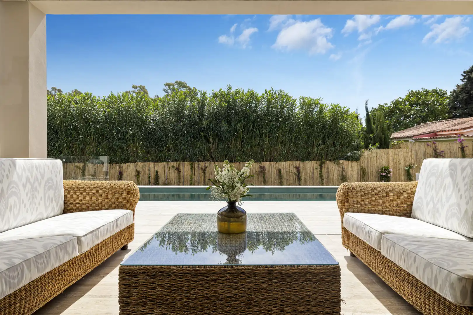 Terraza de Casa o chalet en venta en Marbella con Aire acondicionado, Jardín privado y Terraza