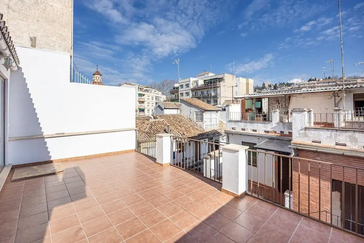 Exterior view of Flat for sale in Granada  with Air Conditioner, Terrace and Balcony
