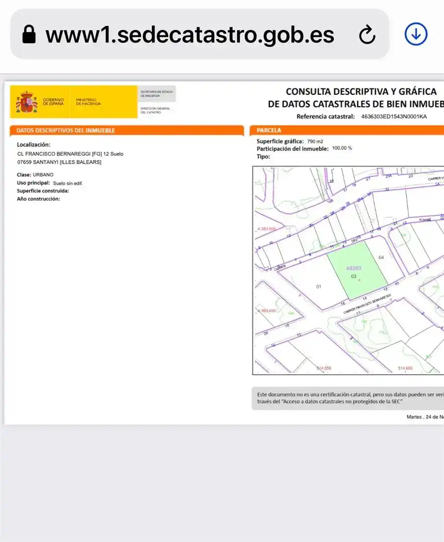 Terreno en venta en Santanyí