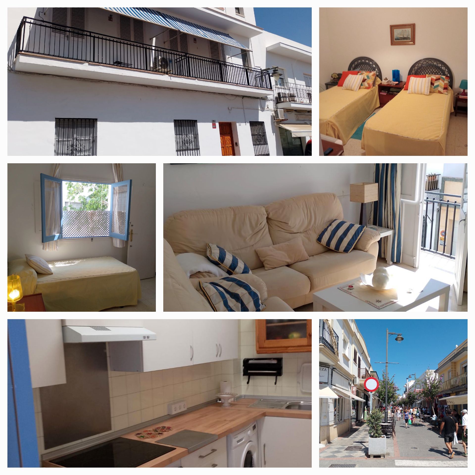 Vista exterior de Pis en venda en Chipiona amb Aire condicionat, Calefacció i Moblat