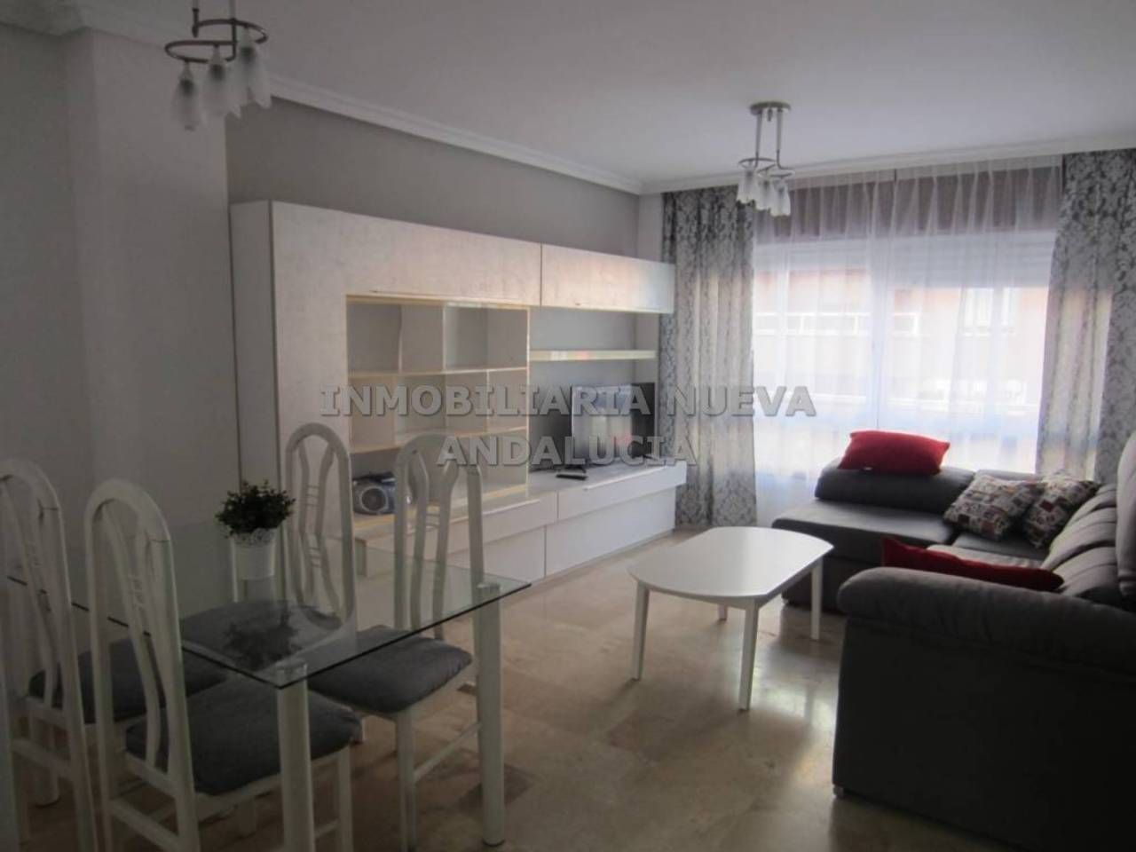 Sala d'estar de Pis de lloguer en  Almería Capital amb Aire condicionat, Calefacció i Terrassa
