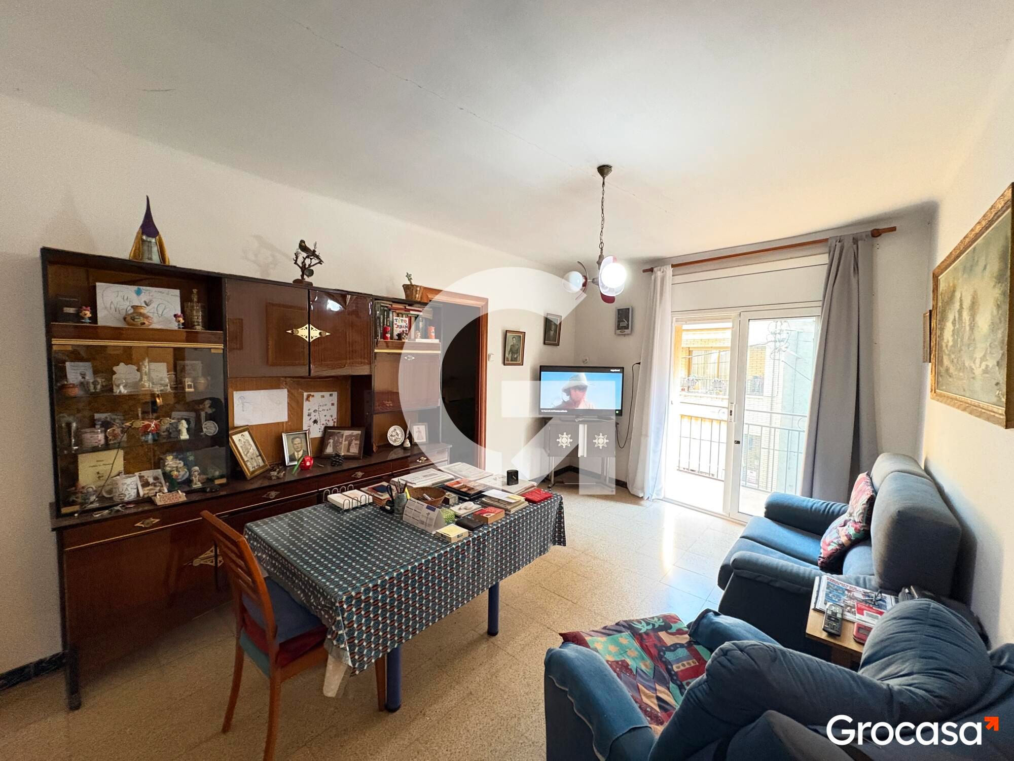 Sala d'estar de Pis en venda en Mataró amb Balcó