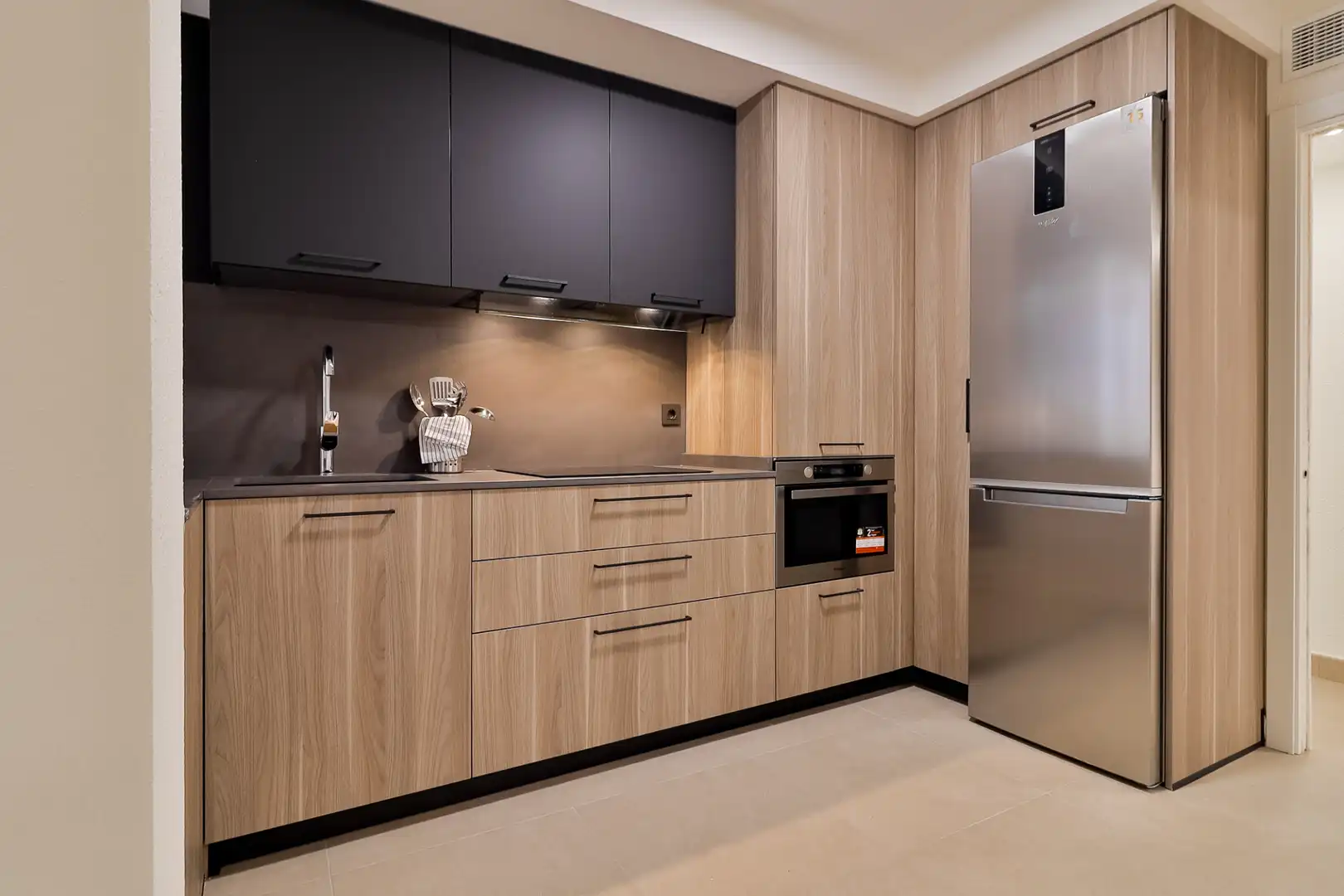 Cocina de Piso de alquiler en Málaga con Aire acondicionado, Amueblado y Internet